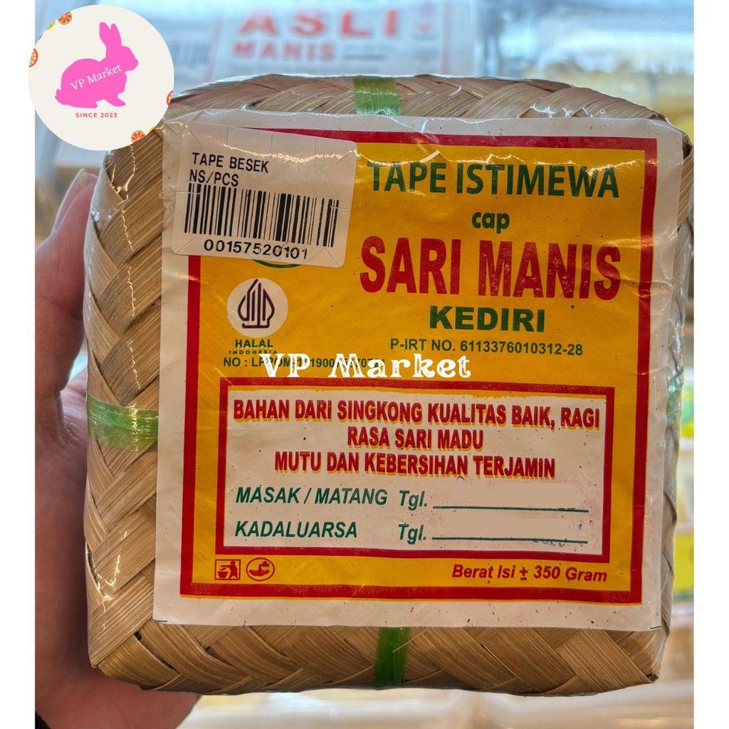 Tape Singkong Sari Madu Istimewa Cap Sari Manis Kediri 350gr