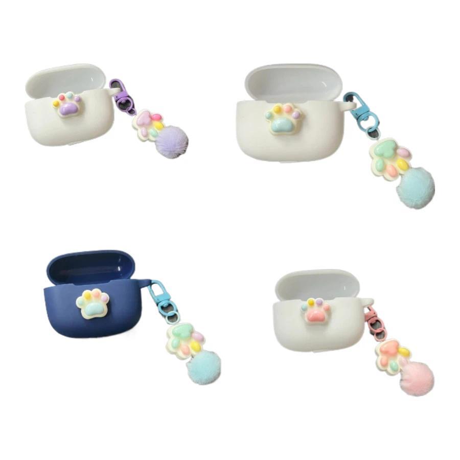 cartoon Earphone Cover For Xiaomi redmi Buds 4 Pro /buds4 active /4lite Case with keyian Silicone ca
