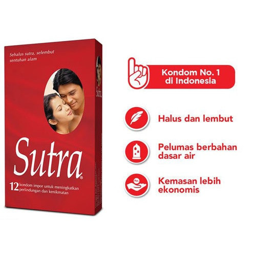 [SFI] Sutra Kondom Merah Classic Isi 12  Privasi Aman[Bisa Cod]
