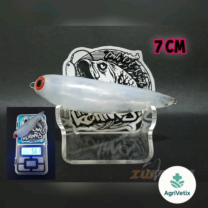 Lure WTD KOLANG-KALING top water splash bahan lem tembak ukuran 6,7,8,9 dan 10 cm umpan pancing kile