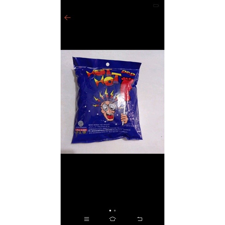 Permen hot hot Pop ball / Permen hot hot pop kaki