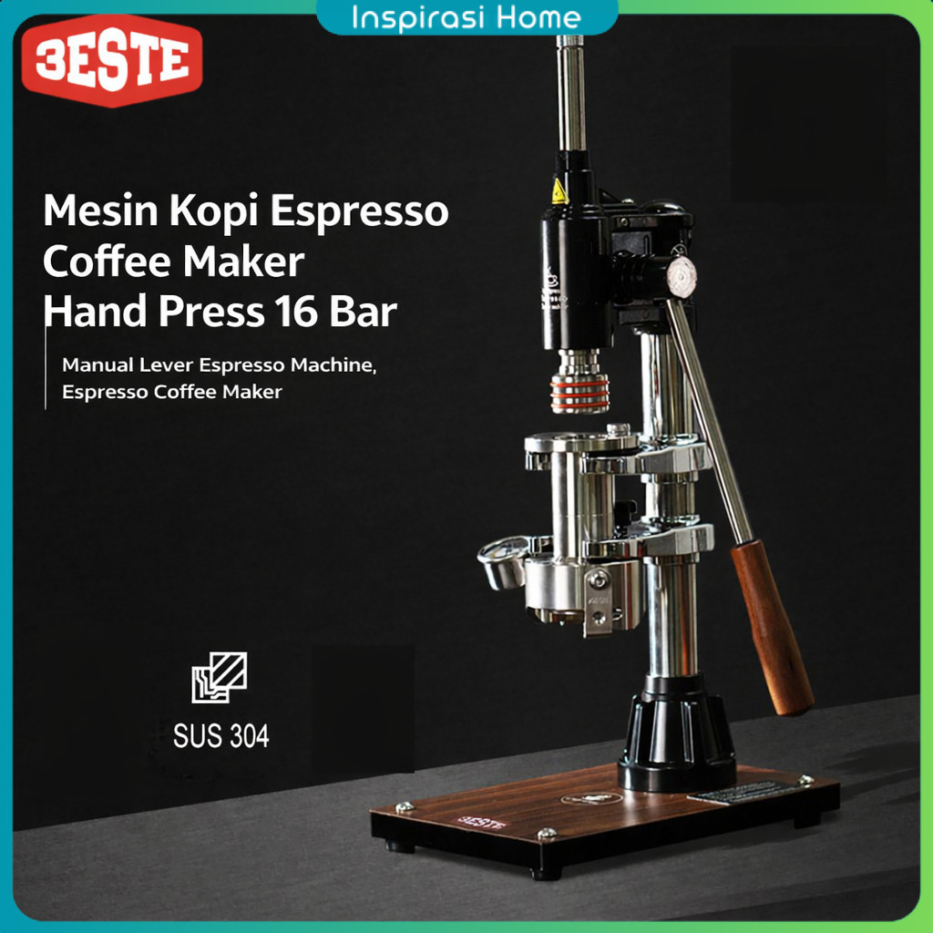 Trieste STARDUST Mesin Kopi Espresso Coffee Maker Hand Press 16 Bar - K001