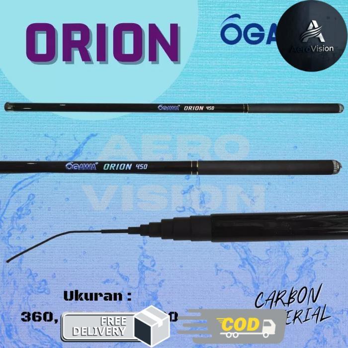 Joran Tegek Carbon OGAWA ORION Panjang 360 450 540 630 - 360