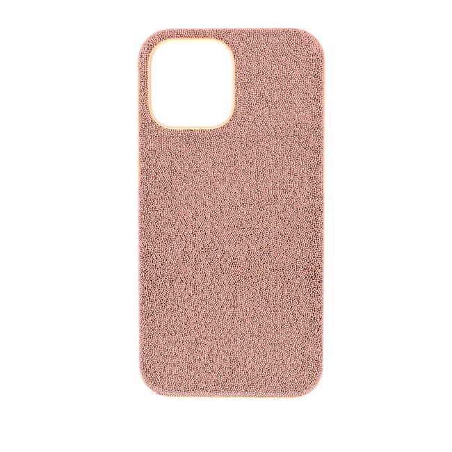 Swarovski - High smartphone case, iPhone® 13 Pro Max, Rose gold tone