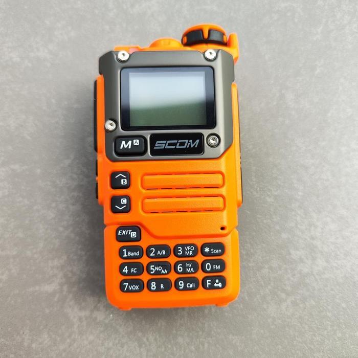 ht scom fc9 pro handy talky vhf uhf handy talky - Hitam