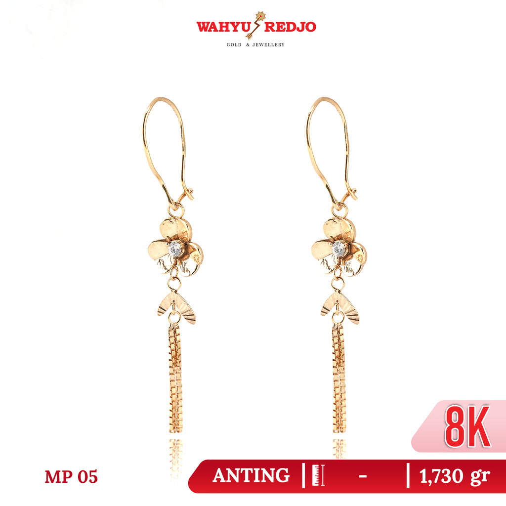 Anting-Anting Emas 8K Juntai Wahyu Redjo AN-8K-32043239 Non Pameran