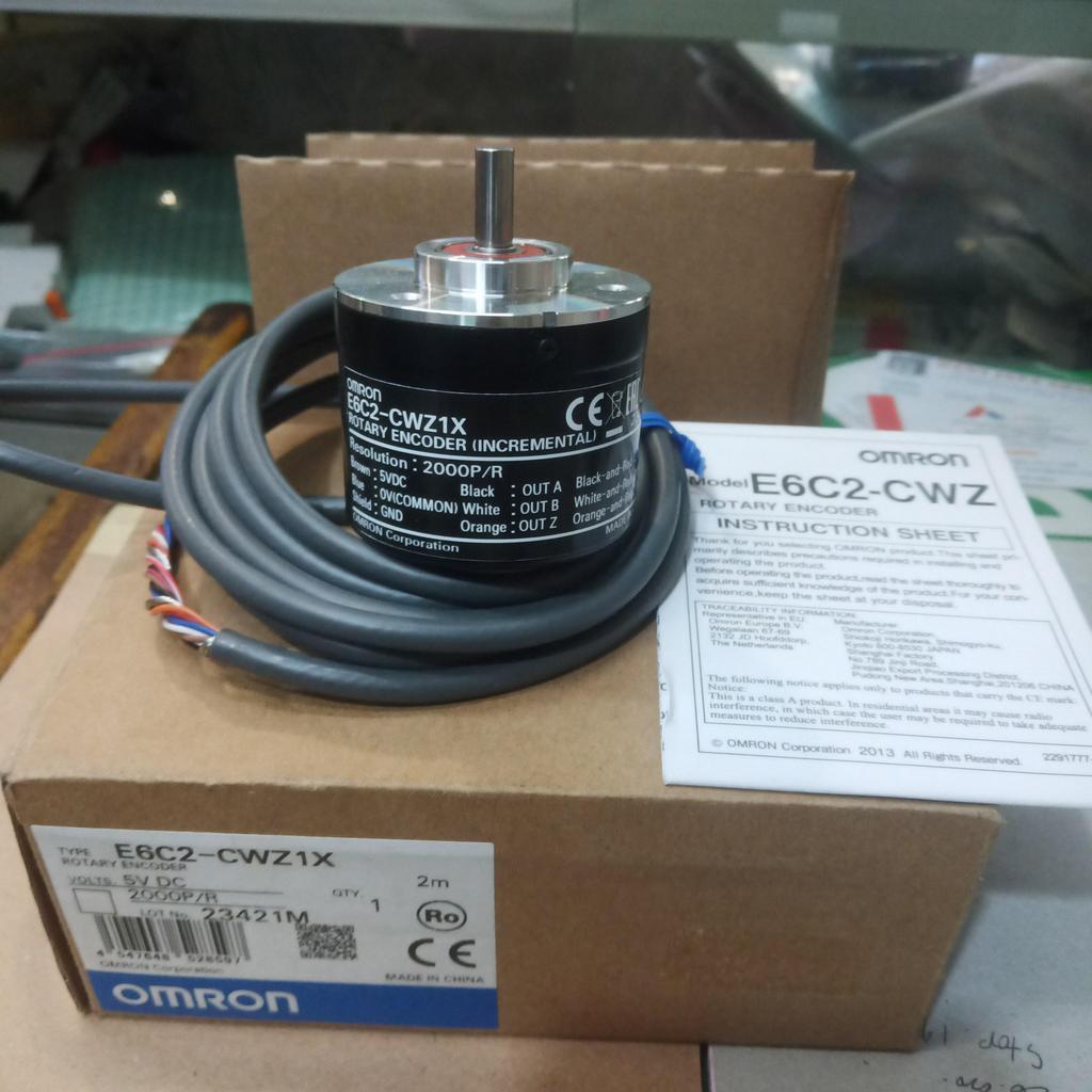 OMRON ROTARY ENCODER E6C2-CWZ1X 5VDC 2000P/R ORIGINAL