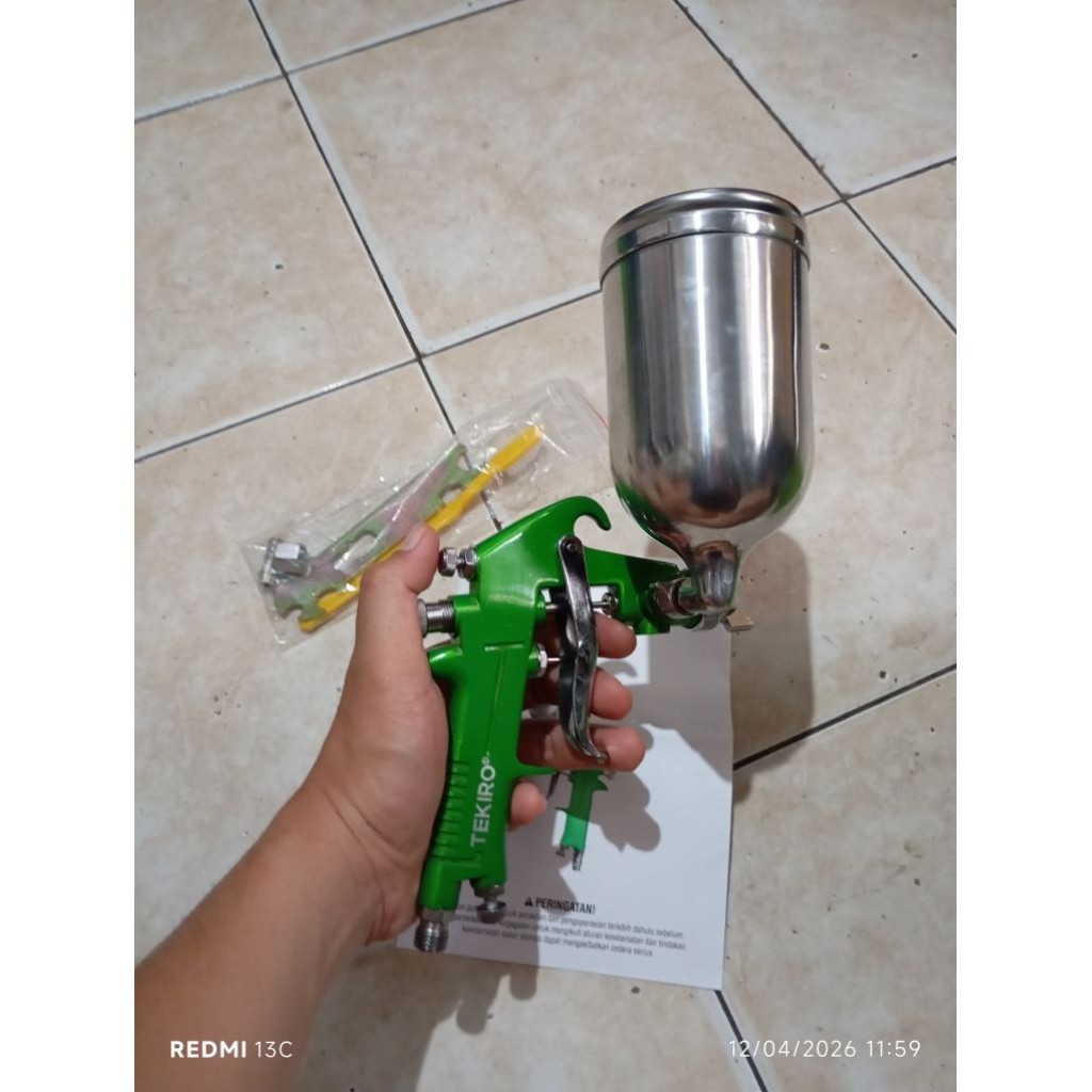 Tekiro Spray Gun F75G speed duco Cat minyak dan air Japan 1 pcs