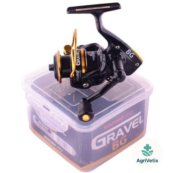 Reel Pancing Mini Maguro Gravel BG 300 500 800 Rekomendasi Reel Mancing Udang Ultralight - 500