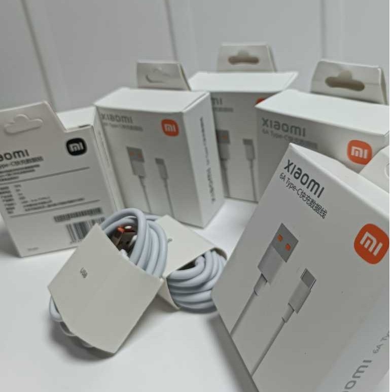 KABEL DATA XIAOMI USB TYPE-C 6A TURBO / KABEL DATA FAST CHARGING MI15T ORI 100%