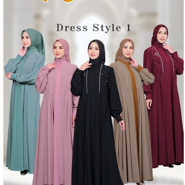 KALUNA DRESS STYLE 1 BY ADEN HIJAB / ADEN SIGNATURE / ADEN BASIC