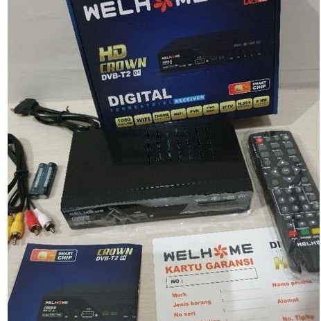 CALVIERA SET TOP BOX WELHOME SET TOP BOX DVB T2 MSTAR 01 02 03 DVBT2 ORIGINAL