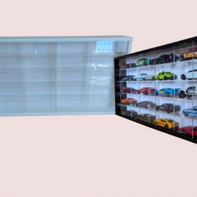 Tempat hotwheels akrilik / rak hotwheels akrilik / Display rak hotweels isi 20