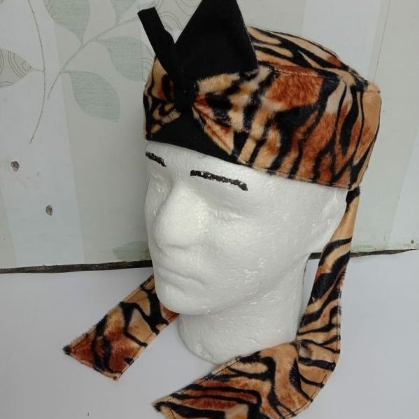 Blangkon Sancang Lodaya - Iket Sunda Loreng Blangkon motif Maung