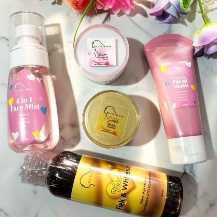 TRC skincare paket komplit cream dosting