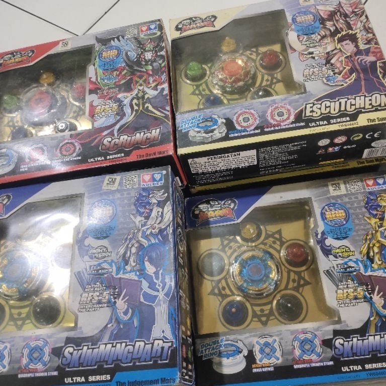 GASING BEYBLADE INFINITY NADO AULDEY INCLUDE 5 REFIT PARTS