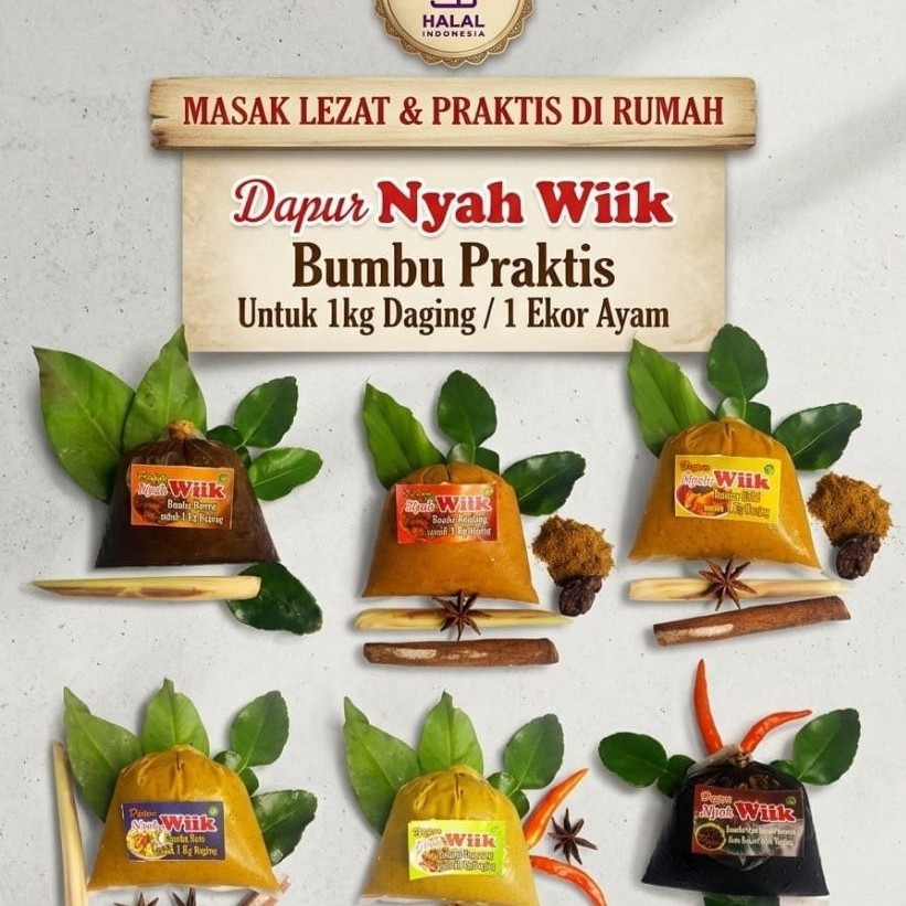 BUMBU MASAK INSTAN BUMBU RENDANG BUMBU TONGSENG SOTO RAWON HOMEMADE TANPA PENGAWET