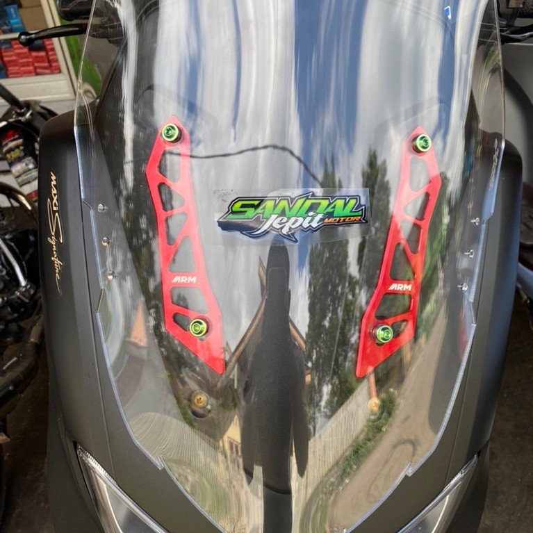 4 BAUT TITANIUM VISON NMAX NEW NMAX OLD NMAX NEO BAUT TITANIUM M5 BAUT TITANIUM VISOR DEPAN NMAX NEW