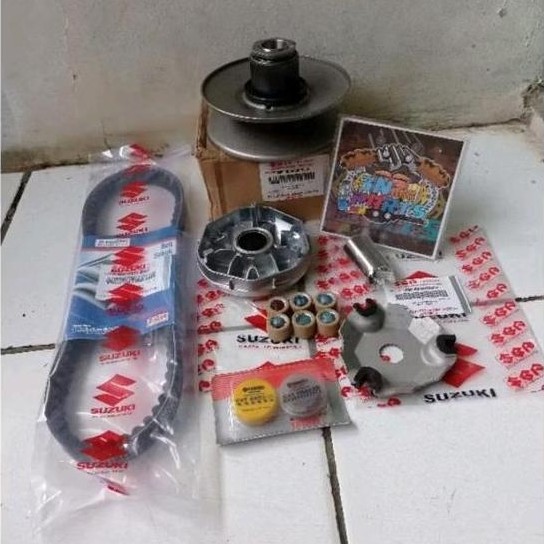 PAKET PULLY ONLY S125 SKYWAVE SKYDRIVE HAYATE Cvt Belt Motor