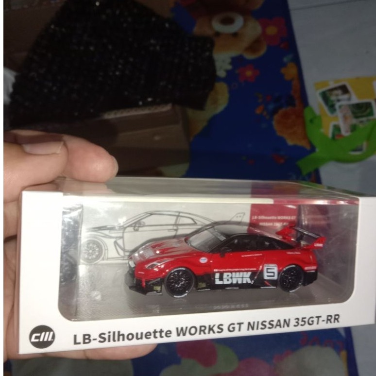CM MODEL NISSAN GTR R35 RED BLACK