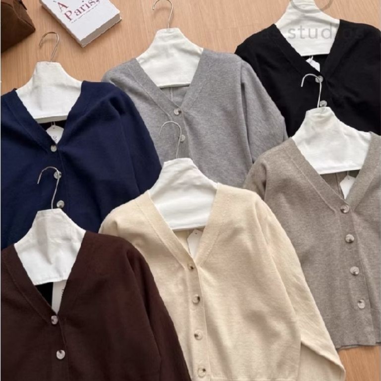 Airene21 - PO Bangkok baju atasan wanita longsleeve baju rajut premium lengan panjang atasan cardiga