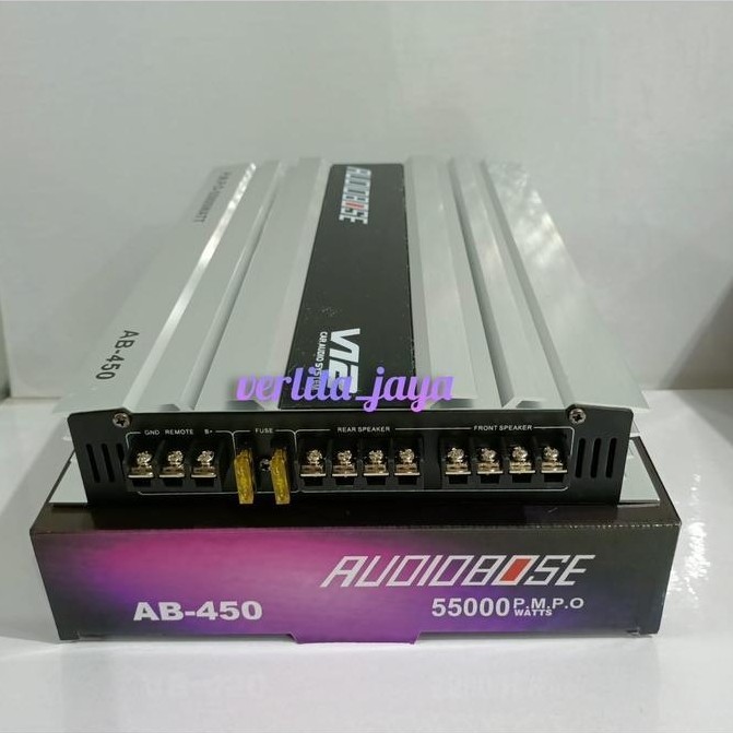 Power Audiobose Ab-450 Power Amplifier Audiobose 4 Chanel Populer