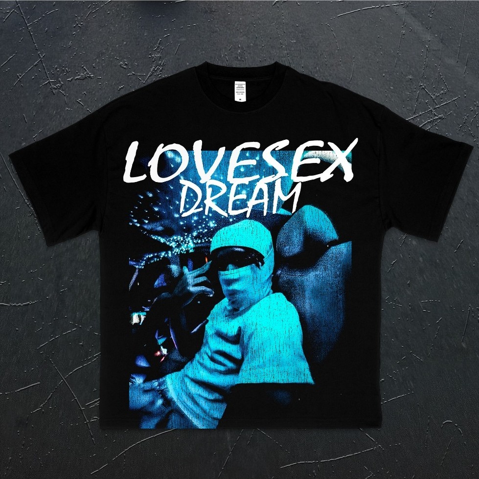LOVE SEX DREAM X02 TEE Kaos Pria