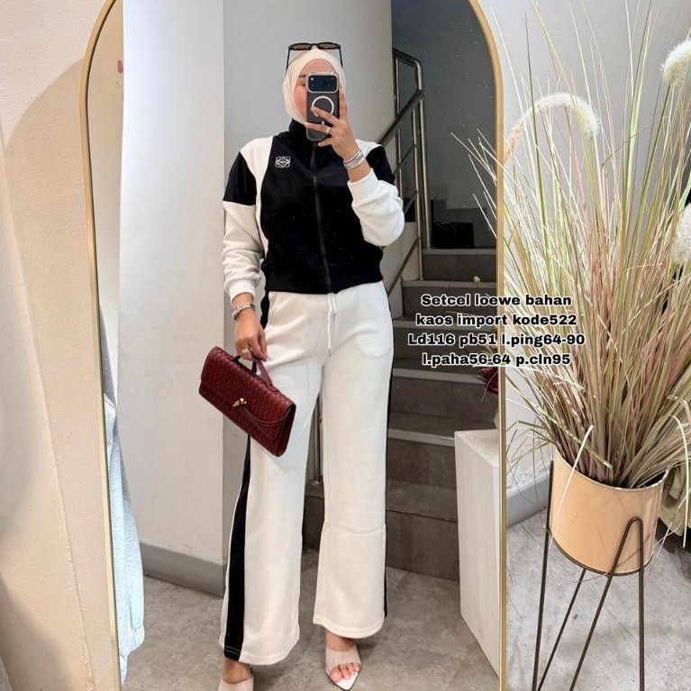 AVR Setcel Loewe Bahan Kaos Import 5 Warna Kode522
