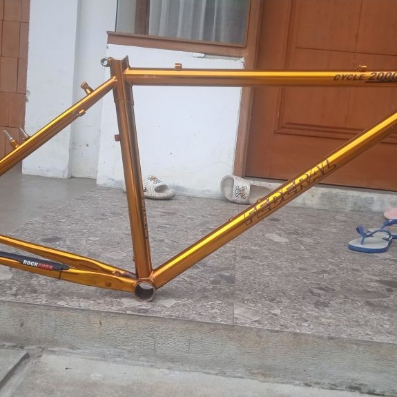 frame sepeda suzuki chromoly stiker federal