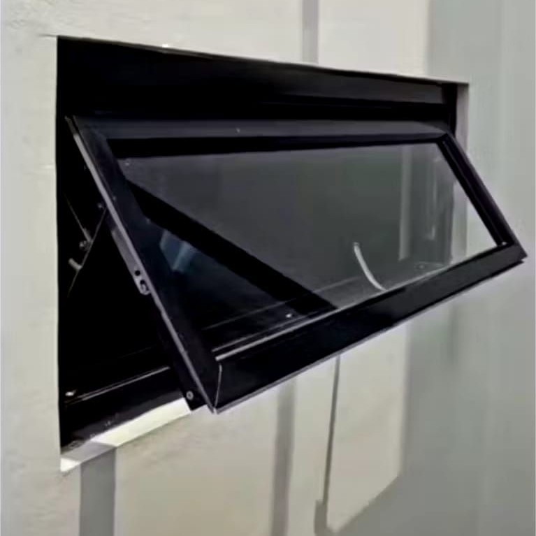 JENDELA BOVEN ALUMINIUM COCOK UNTUK JENDELA DAPUR, FREE PACKING KAYU