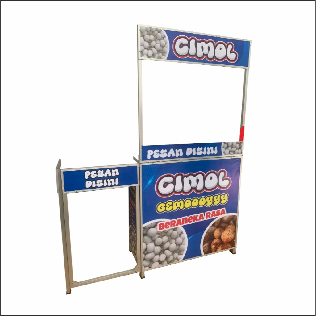 Booth Portable Meja Lipat + Meja Kompor jualan