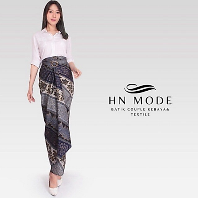 Rok lilit batik modern/kain batik foral