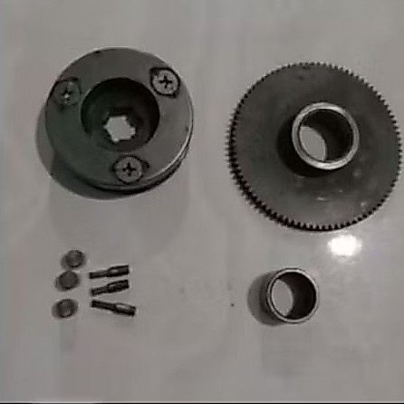 gigi penghantar dobel stater yamaha v80 super deluxe