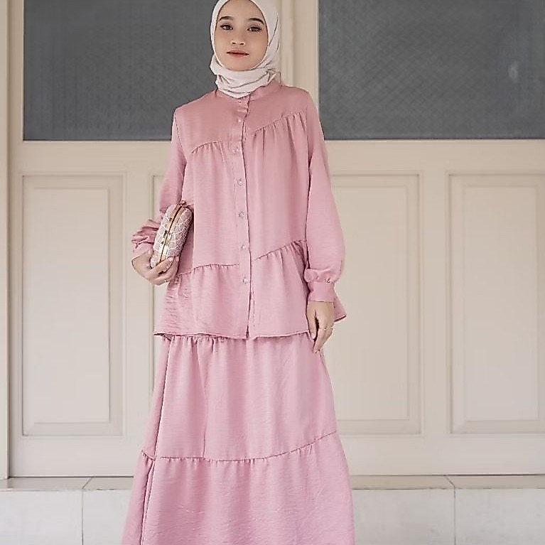 Preloved One Set (Set Rok Pink)