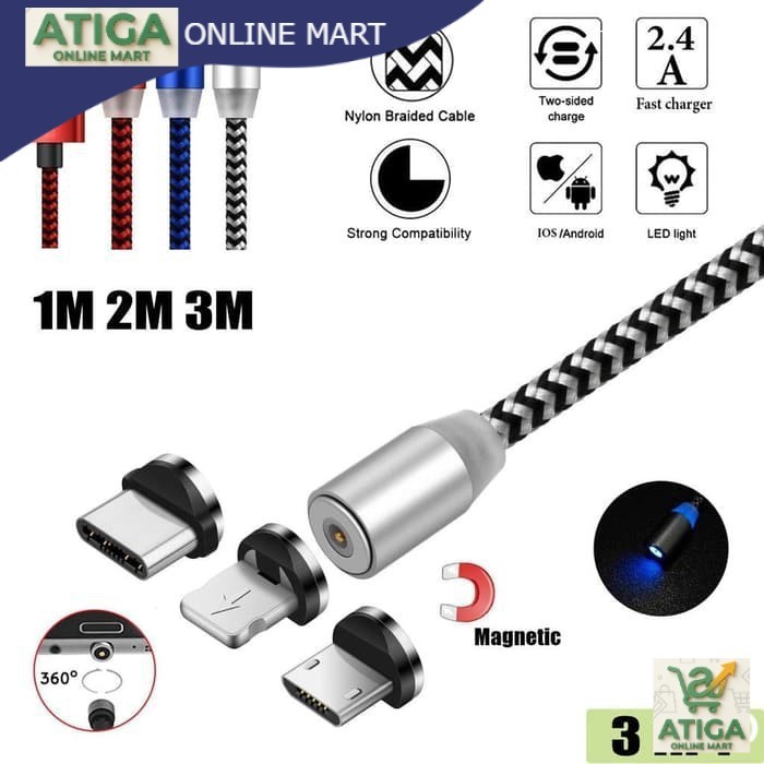 (ATG) KABEL DATA MAGNET UNIVERSAL 3 INI 1