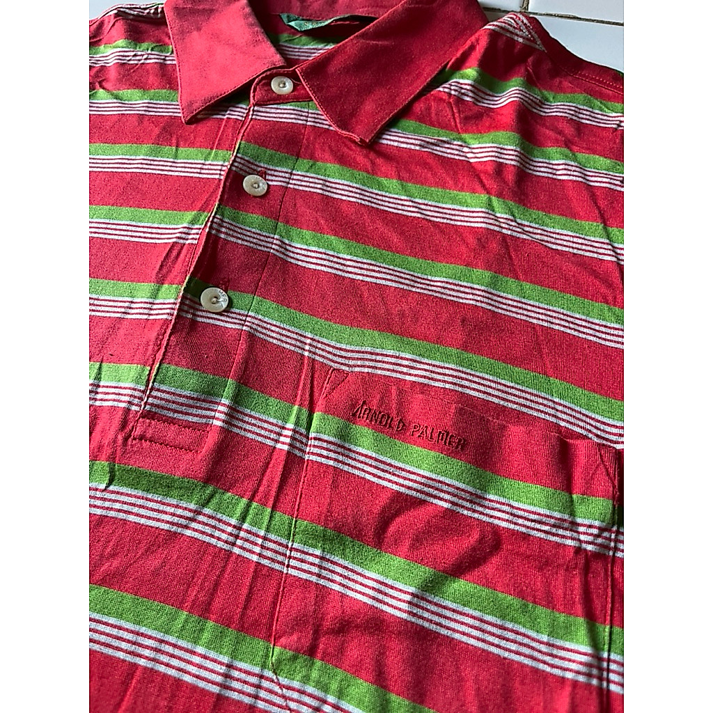 Polo salur merah Arnold Palmer