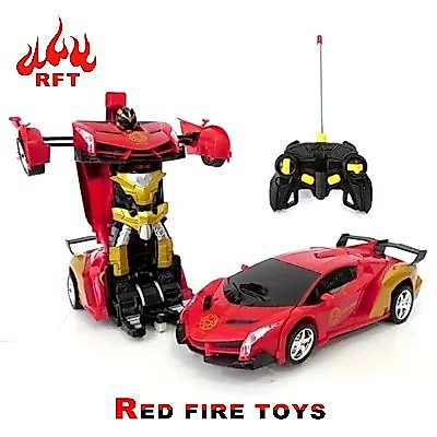 RC AUTOBOT MOBIL REMOTE TRANSFORM JADI IRONMAN