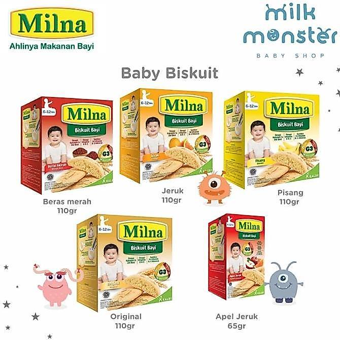 Milna biskuit bayi / Camilan biskuit bayi