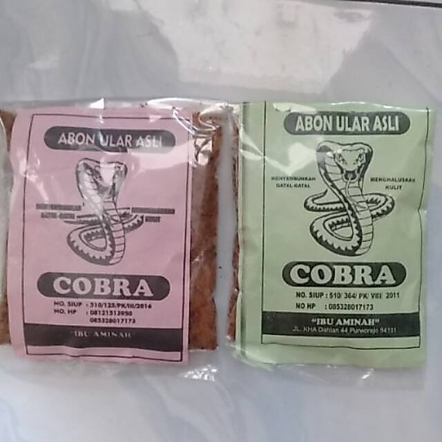 ABON ULAR ASLI IBU AMINAH