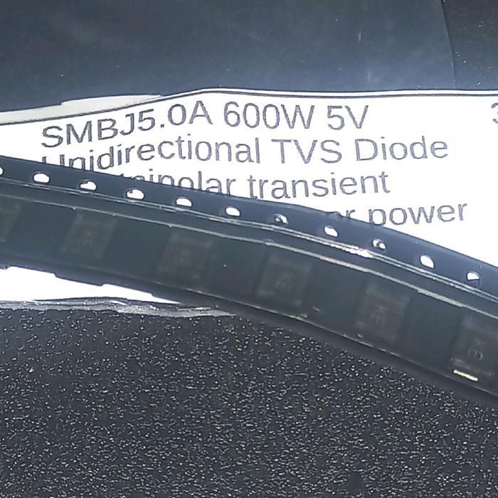dioda TVS KE SMD SMBJ5.0A 600W 5v diode original original LRC penyearah micro tempel 1
