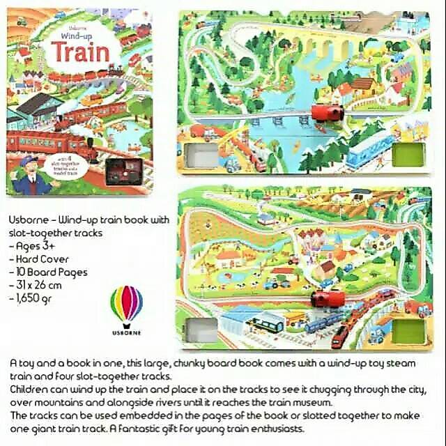 Wind Up Train Book Usborne Original
