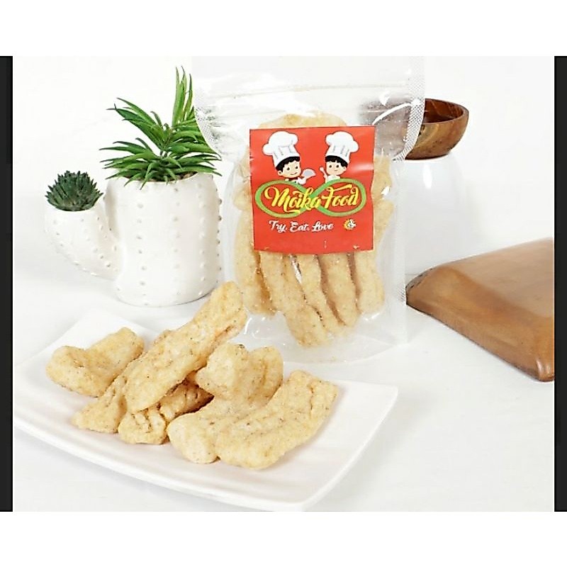Batagor Panjang (Lidah) Kering Moikafood Kriuk Snack cemilan