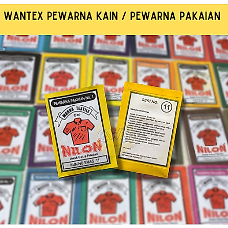 Wantex Cap NILON | Wantex Pewarna Pakaian | Wantex Pewarna Textile Wantex Pewarna Kain