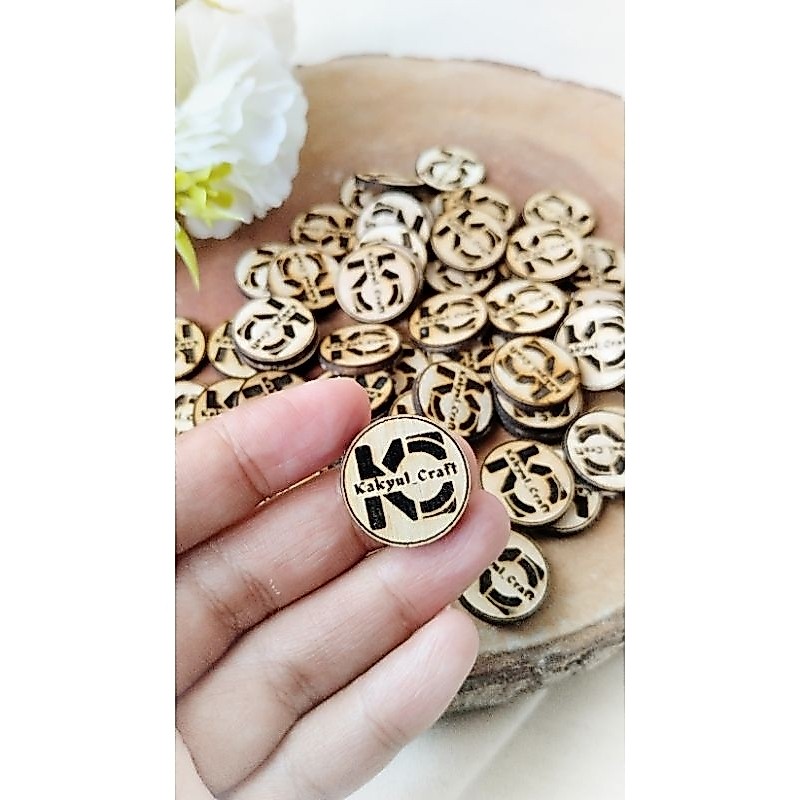 Plat Label Kayu Custom | Plat Label Plywood Murah
