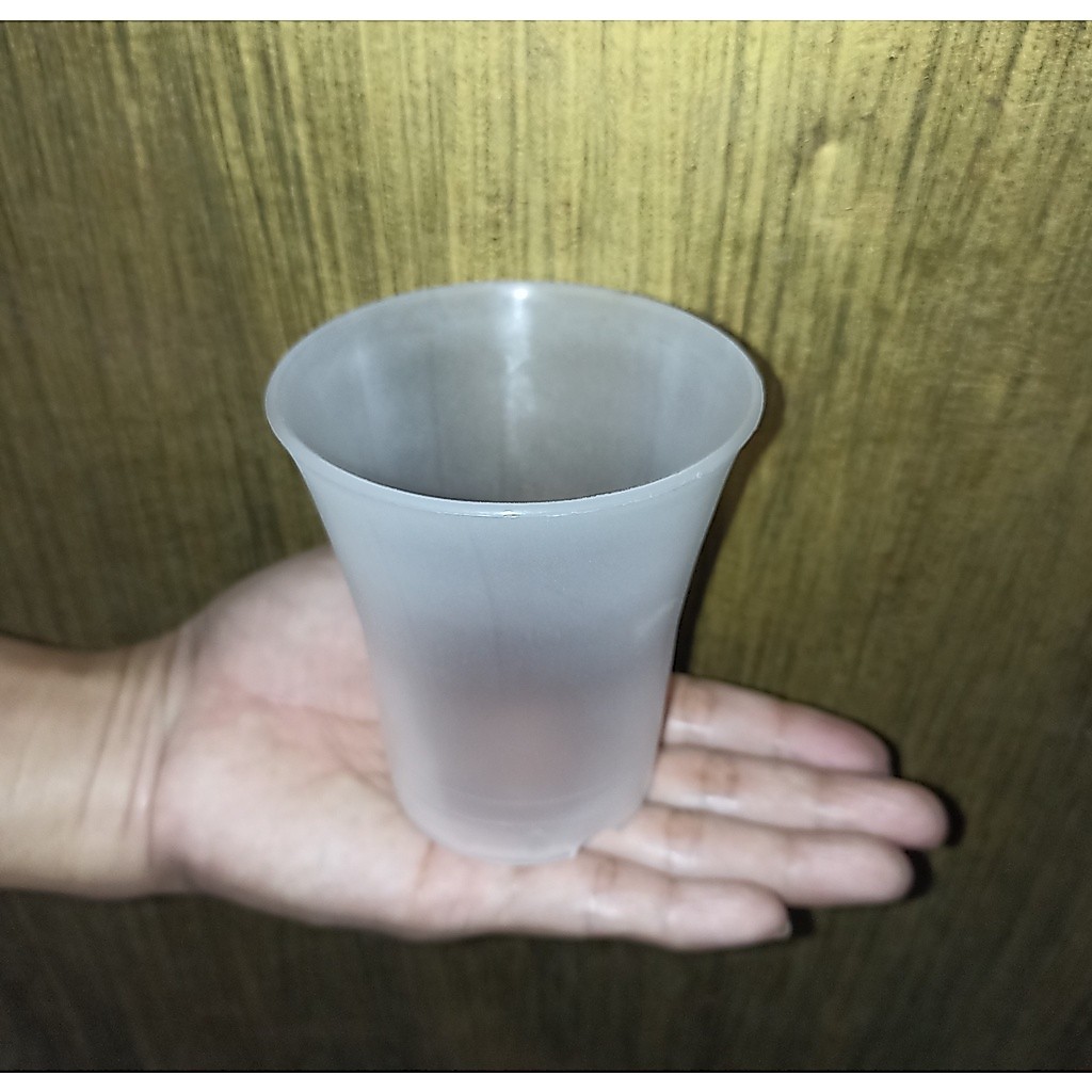 Pot Bening Transparan NKT 8cm Pot kaktus Pot semai