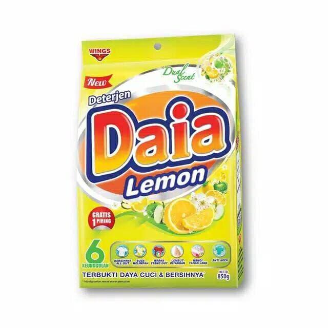 DAIA LEMON 850 GR / DETERJEN DAIA LEMON 850 GRAM Sabun