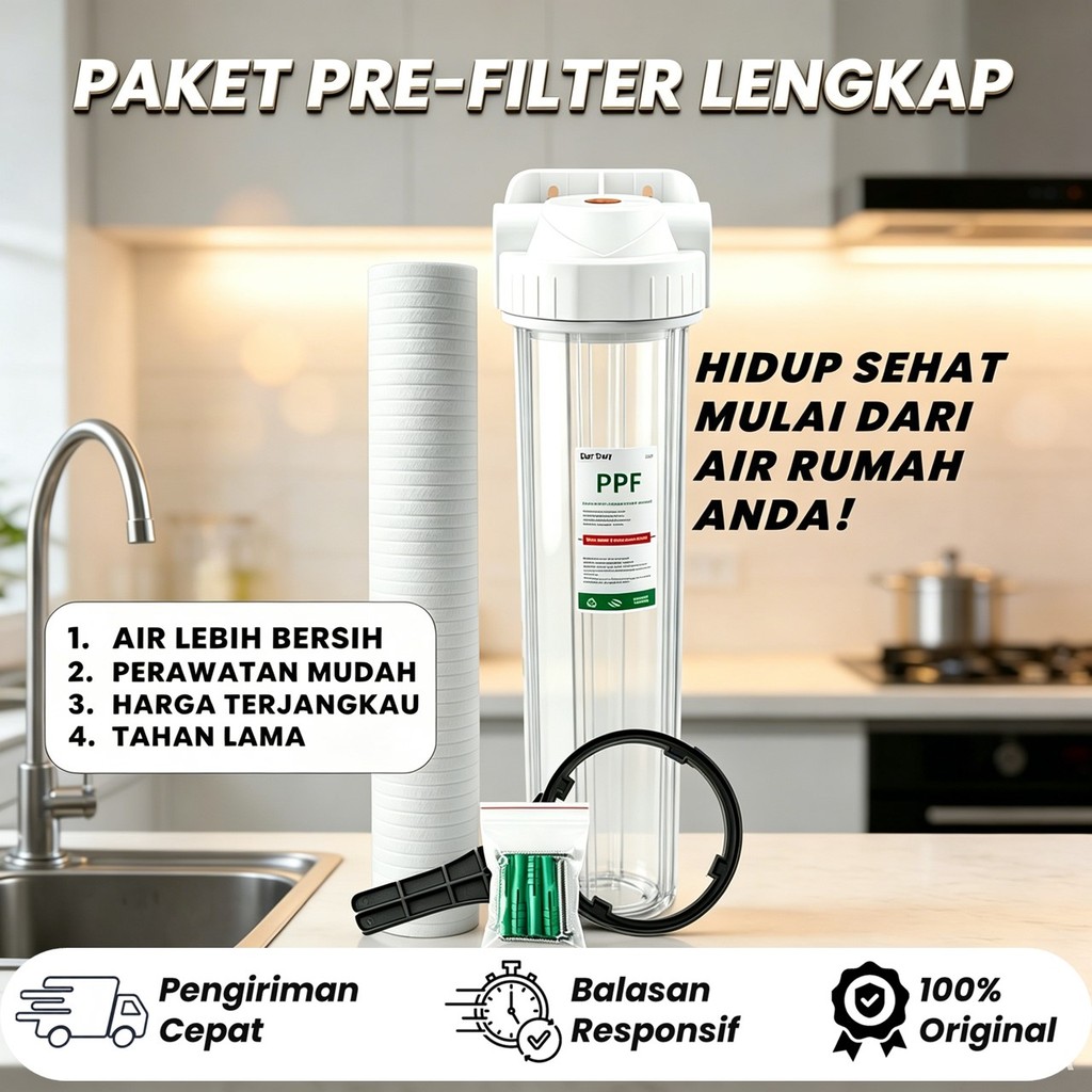 HOUSING FILTER AIR  20" + Filter PPF 5 Micron