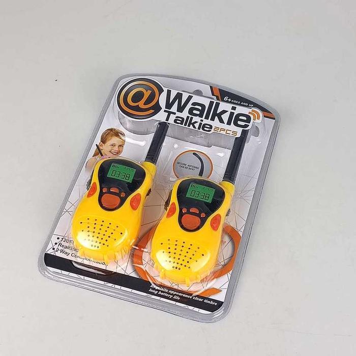 COD 2 Pcs HT Handy Walkie Talkie Mini Mainan Alat Komunikasi Interpersonal Anak Jarak Jauh 2 Orang S