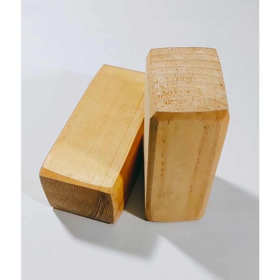 Balok Yoga Tanpa Sambungan/Block Yoga Kayu Wood Wooden kayu mahoni