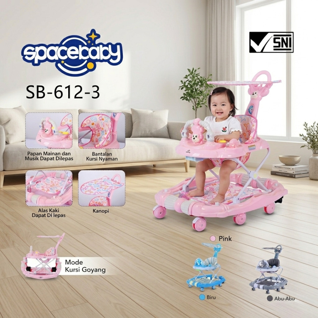 BABY WALKER SPACE BABY SB 612-3 611-3 615-3 617-3